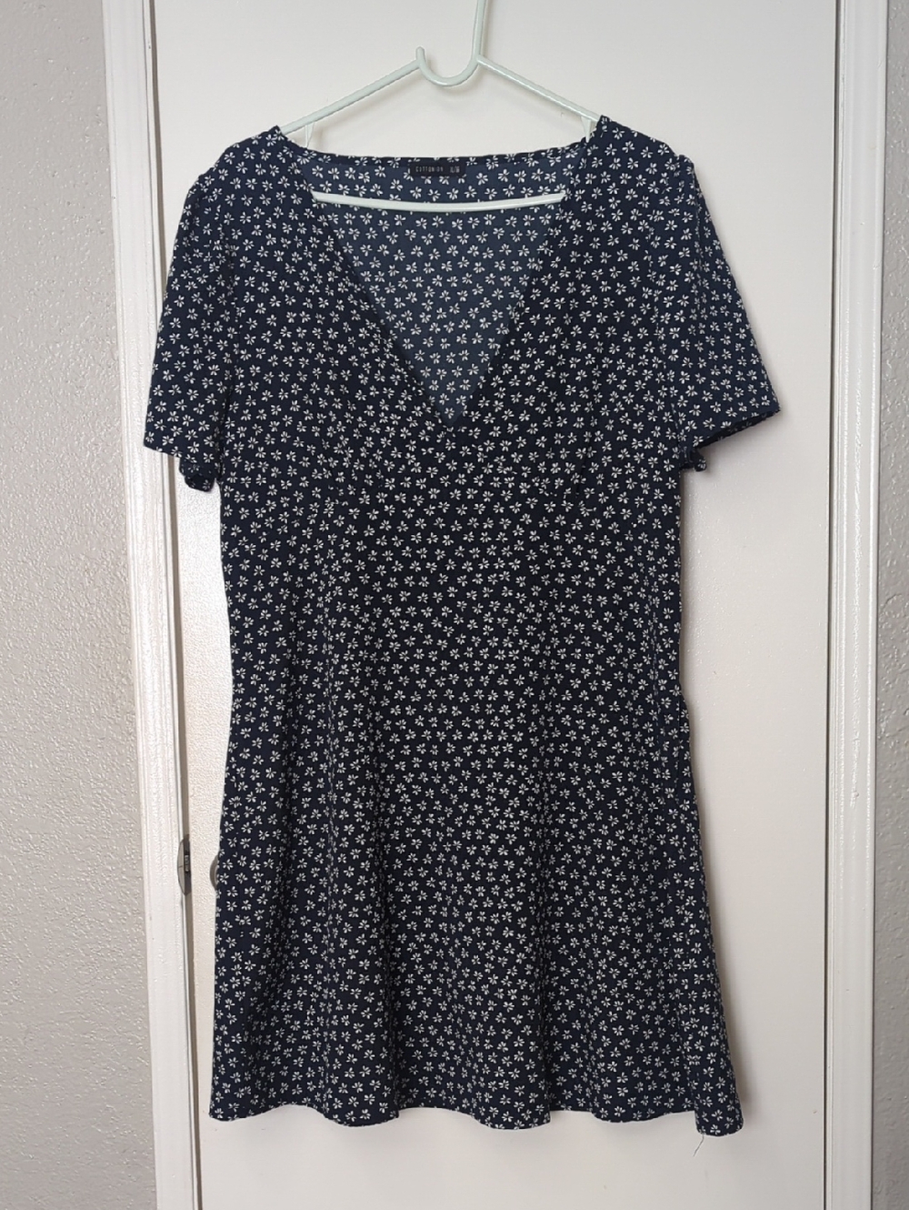 Cotton On Navy Blue Floral Mini Dress